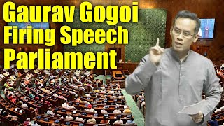 Gaurav Gogois Firing Speech  Parliament Budget Session 2024  Congress Parliament Speech  YOYO TV [upl. by Onaivatco]