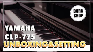 【小叮噹的店】YAMAHA Clavinova系列 CLP775 電鋼琴 unboxing amp setting [upl. by Gney]