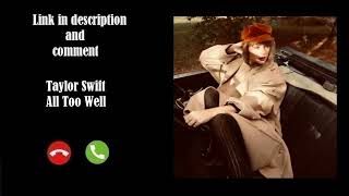 All Too Well Ringtone by Taylor Swift  SimplyRingtone [upl. by Sy]