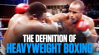 The Greatest First Round In Heavyweight Boxing History  Michael Moorer vs Bert Cooper [upl. by Guinn]