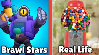 Brawl Stars VS Real Life [upl. by Riobard808]