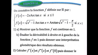 dérivation et étude des fonctions 2 bac SM Ex 61 page 156 Almoufid [upl. by Zizaludba]