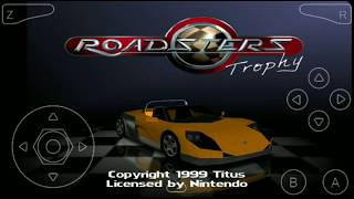 8MB Game Roadsters Trophy N64oid Gameplay  Car Racing Game [upl. by Notseh]