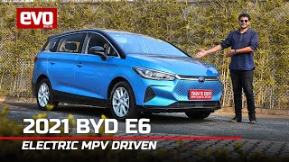 New 2023 BYD E6 Most Spacious Electric Car In India [upl. by Horlacher]