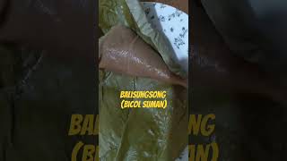 balisungsong suman asmr bicol kakanin pinoyfood countryside philippines [upl. by Narcho228]