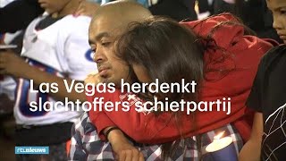 Las Vegas herdenkt slachtoffers schietpartij ‘Dit grijpt ons allemaal aan  RTL NIEUWS [upl. by Ivanna616]