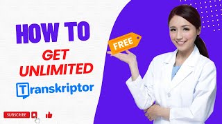 How To Use Transkriptor Unlimited Free Transcribe audio to text free Convert Youtube Video To Text [upl. by Okoyk]