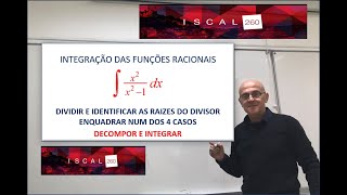 Primitivas de Funções Racionais Decomposições 4 casos [upl. by Rozalie]