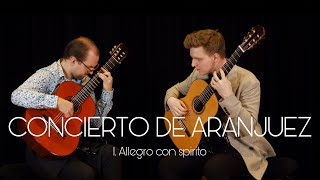 Concierto de Aranjuez on two guitars I Allegro con spirito [upl. by Zilef]