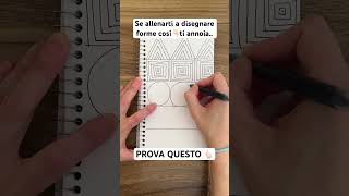 Disegna forme come un Master con la mia lezione gratuita ✏️ disegno imparareadisegnare [upl. by Nev]