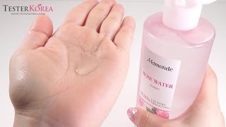 TESTERKOREA MAMONDE Rose Water Toner High capacity 500ml [upl. by Lateehs65]