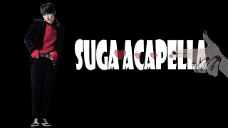 Suga acapella rap  BTS [upl. by Rozamond]