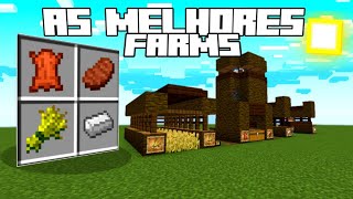 As MELHORES FARMS para iniciar no MINECRAFT 121 [upl. by Millda]