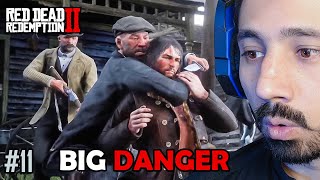 Big Threat Forced us to Move to a New Town RDR2 Gameplay 11 [upl. by Alaecim364]