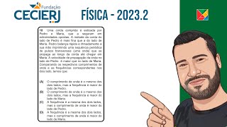 Questão 18 Física Vestibular CEDERJ 20232 [upl. by Berton24]