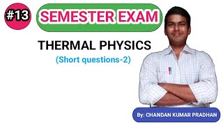 THERMAL PHYSICS Short questions2 [upl. by Wilscam]