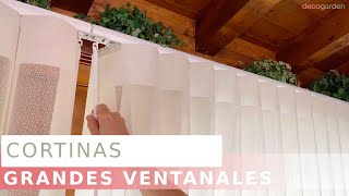 Cortinas modernas para grandes ventanales ​ Decogarden ​​ [upl. by Dasie]