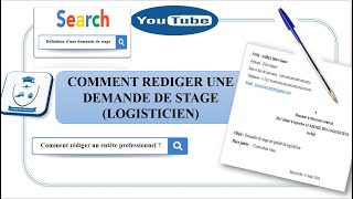 COMMENT REDIGER UNE DEMANDE DE STAGE OU DEMPLOI CAPTIVANTE [upl. by Ientirb]