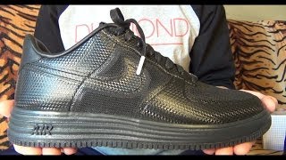 Видеообзор Nike Lunar Force 1 Fuse NRG quotBlackquot от Свистова Арсения [upl. by Onabru]