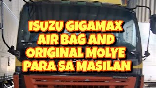 ISUZU GIGAMAX AIR BAG AND ORIGINAL MOLYE PARA SA MASILAN [upl. by Lirbij]