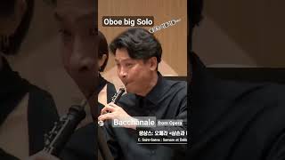 Oboe Solo Bacchanale from Opera SaintSaëns 생상 바카날레오보에 솔로 연주 오보에 oboe solo [upl. by Thurman648]