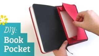 DIY Book Pocket  Sea Lemon [upl. by Assanav]