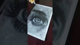 Pencil Sketch graphite waterdroparteye drawing art pencil [upl. by Banks379]