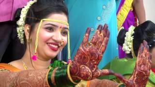 Marathi wedding highlight song Video by vikram [upl. by Annawyt]