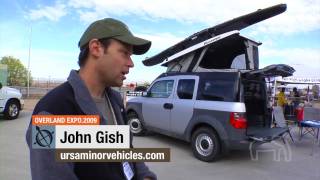 Ursa Minor Vehicles Displays the ECAMPER at Overland Expo 2009 [upl. by Nageek]