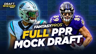 PPR Mock Draft 2022  Fantasy Football PickbyPick Strategy  Sleepers Studs and Busts [upl. by Eniluqaj]