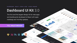 Dashboard UI Kit 30  Full Walkthrough [upl. by Atiran]