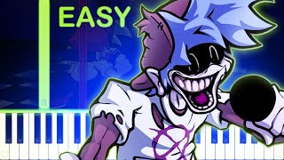 FULL SONG Hit Single  Silly Billy  FNF  EASY Piano Tutorial [upl. by Sidonie318]