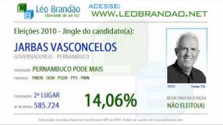 Jingles Eleições 2010  Jarbas Vasconcelos  PMDB  leobrandaonet [upl. by Zetnod]