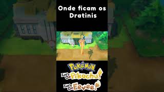 Onde Encontrar e Capturar Dratinis No Pokémon Lets go Pikachu amp Eevee [upl. by Harwell928]