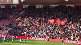 🎶Spirit Of The Blues🎶 I 3000 Everton Fans At Southampton 12 Everton [upl. by Morna308]