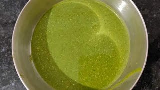 Pudina chutney recipe Mint chutneyHow to make pudina chutneyGreen chutney Tandoori mint chutney [upl. by Schenck]