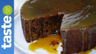 Sticky date pudding  tastecomau [upl. by Lanette775]