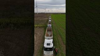 🏭Transport betteraves vers la sucrerie de SainteÉmilie  dji farming drone france agriculture [upl. by Marchelle38]