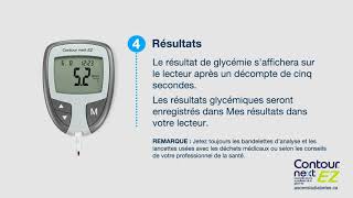 Comment effectuer une analyse de glycémie  CONTOUR NEXT EZ  mmolL  Canada FRCA [upl. by Naitsirc865]