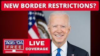 Biden Considering Major New Border Restrictions  LIVE Breaking News Coverage [upl. by Marieann]