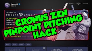 CRONUS ZEN PINPOINT PITCHING HACK IN MLB THE SHOW 21 [upl. by Ennayar41]