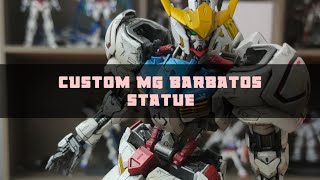 Mg Gundam Barbatos custom statue display [upl. by Atthia]