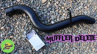 Jeep Wrangler JL 20L muffler delete [upl. by Jessey316]