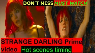 Strange Darling hot scenes timing  Willa Fitzgerald hot scene  Hollywood movies hot scenes timing [upl. by Kiran]