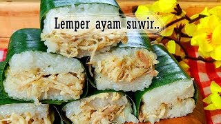 Lemper ayam suwir [upl. by Aikimat]