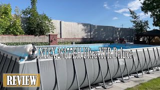 INTEX 32ft x 16ft x 52in Ultra XTR Pool Set Review  Is This Pool Really Worth It [upl. by Glynas]