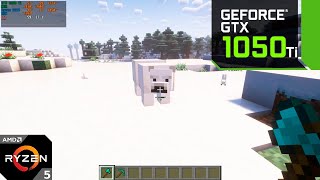 Minecraft  GTX 1050 Ti  Ryzen 5600 [upl. by Ydospahr]