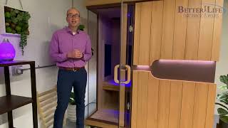 Sunlighten FullSpectrum Infrared Sauna  Better Life Chiropractic amp Wellness [upl. by Acisset]