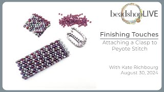 Free Tip Friday Attaching a Clasp to Peyote Stitch [upl. by Lawan67]