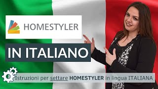 Impostare Homestyler in lingua italiana [upl. by Townshend618]